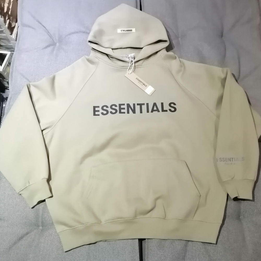 Essentials Hoodie khaki size M - Picture 6 of 8
